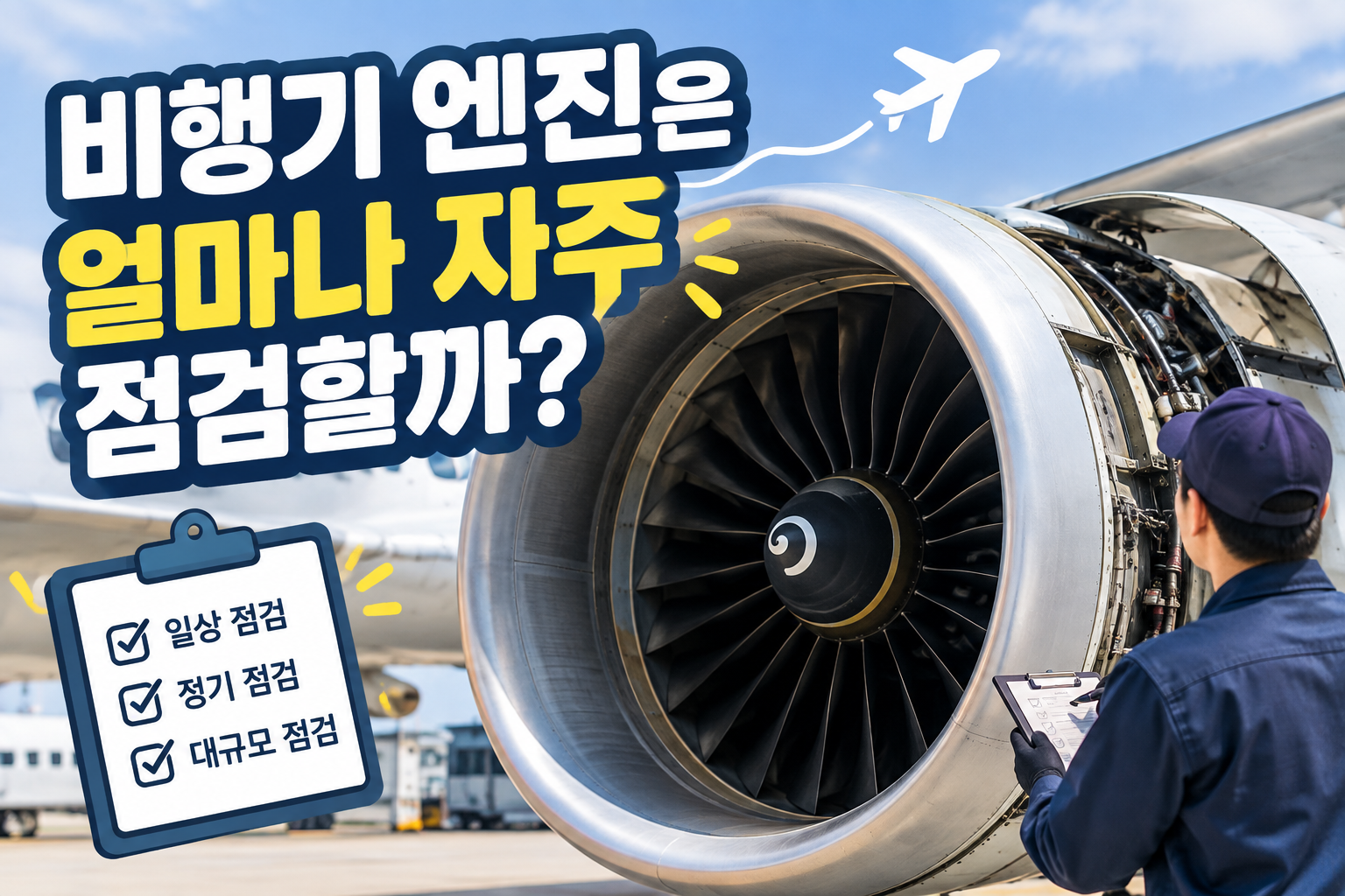 비행기 엔진은 얼마나 자주 점검할까
