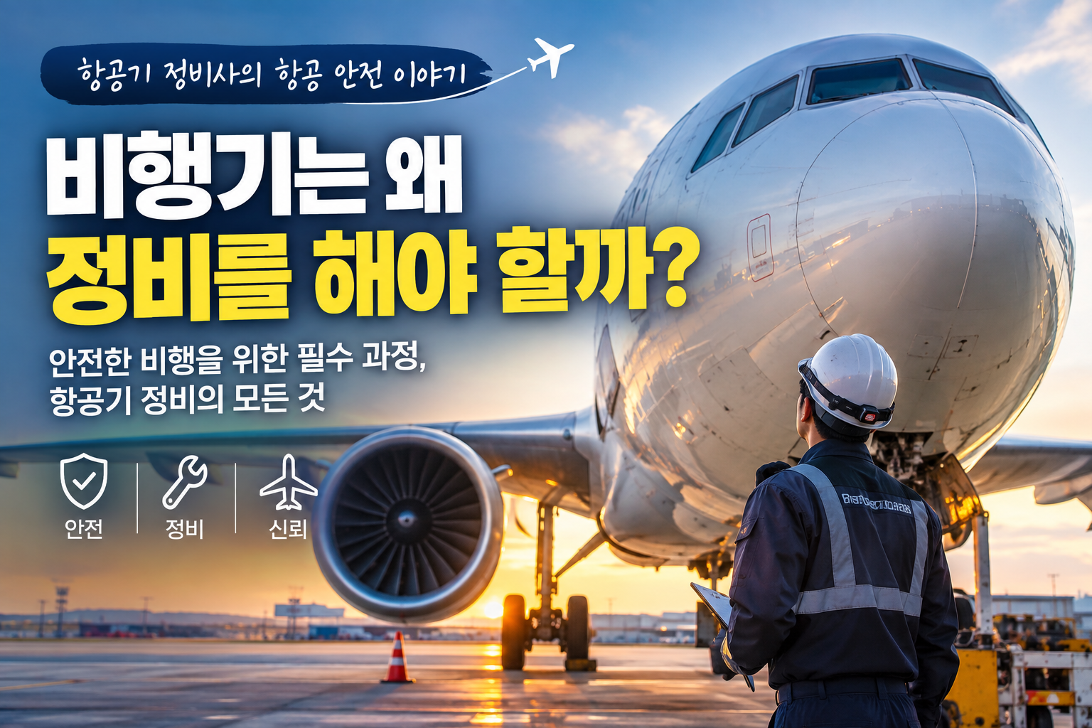 비행기는 왜 정비를 해야할까